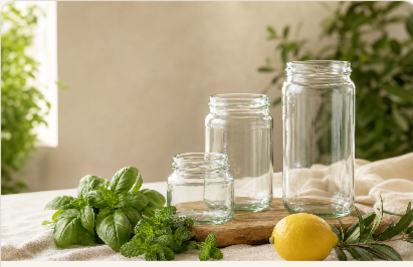 Glass jars
