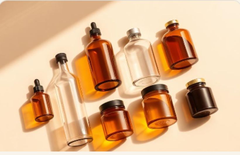 Custom glass bottles