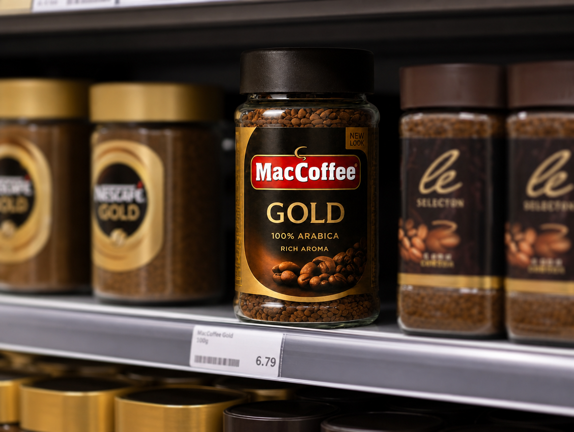 On shelf